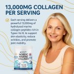 Nordic Marine Collagen Powder - 100% Pure Hydrolysed Collagen Peptides - 400g | 30 Servings - Image 3