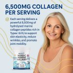 Nordic Marine Collagen Powder - 100% Pure Hydrolysed Collagen Peptides - 240g | 36 Servings - Image 5
