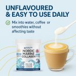 Nordic Marine Collagen Powder - 100% Pure Hydrolysed Collagen Peptides - 240g | 36 Servings - Image 4