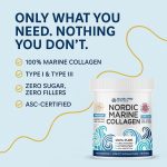 Nordic Marine Collagen Powder - 100% Pure Hydrolysed Collagen Peptides - 240g | 36 Servings - Image 3