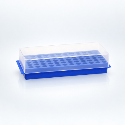 Endo Reversible Microtube Rack, 60 Places, Blue — alternative product view