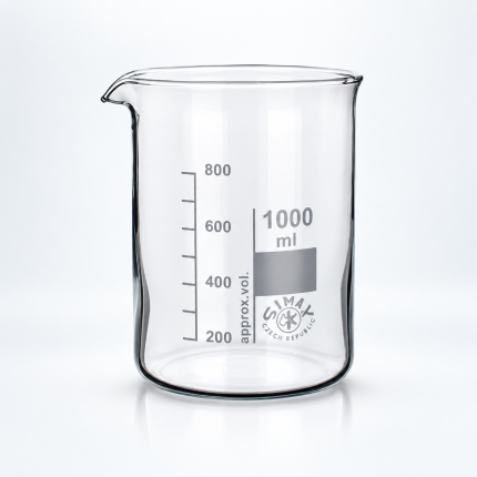 Simax Low Form Beaker with Spout, 600 mL — product image