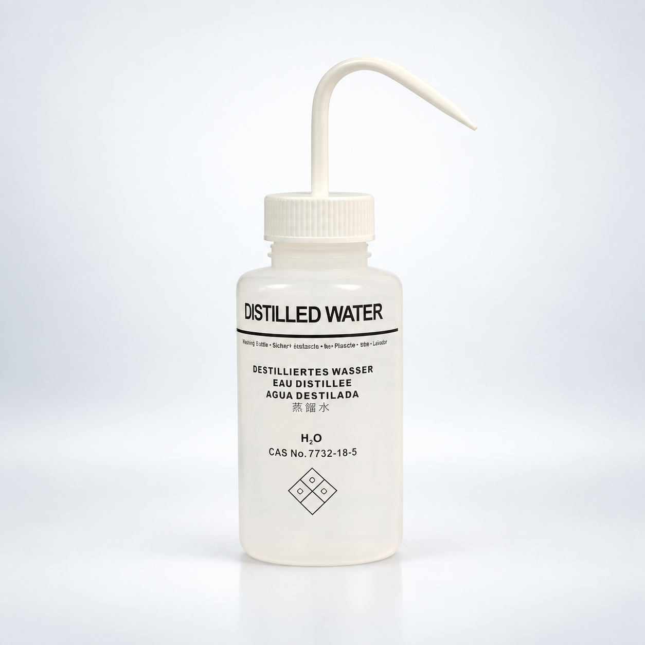 CKB015-studio Endo 500 mL Wash Bottle, Distilled Water Label — product image