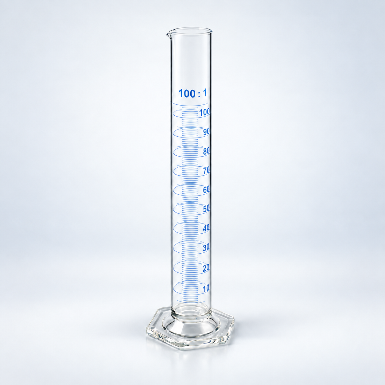 DBB005-studio Endo Class A Glass Measuring Cylinder, 100 mL — product image