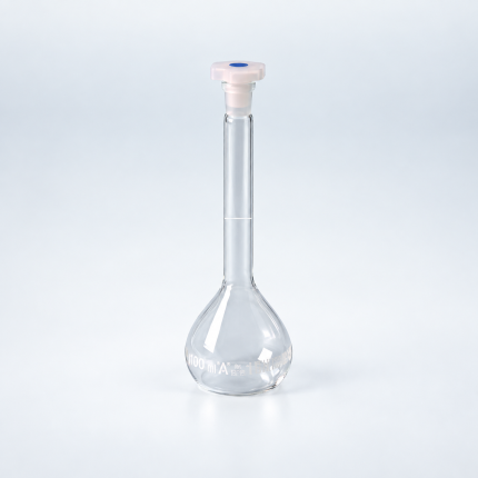 Endo Class A Volumetric Flask with Stopper, 100 mL — product image