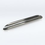 Trulla Stainless Steel Grooved Spatula, 155 mm — supplier product photograph