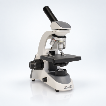 Zuzi 300 Monocular Microscope, 40–400× — supplier product photograph