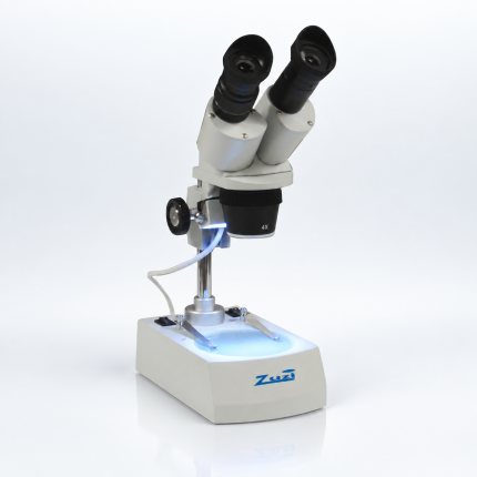 Zuzi 218/2 Stereo Microscope, 20× & 40× — supplier product photograph