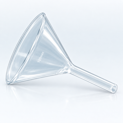 Endo Short Stem Borosilicate Glass Funnel, 100 mm — alternative product view