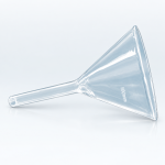 Endo Short Stem Borosilicate Glass Funnel, 100 mm — product image